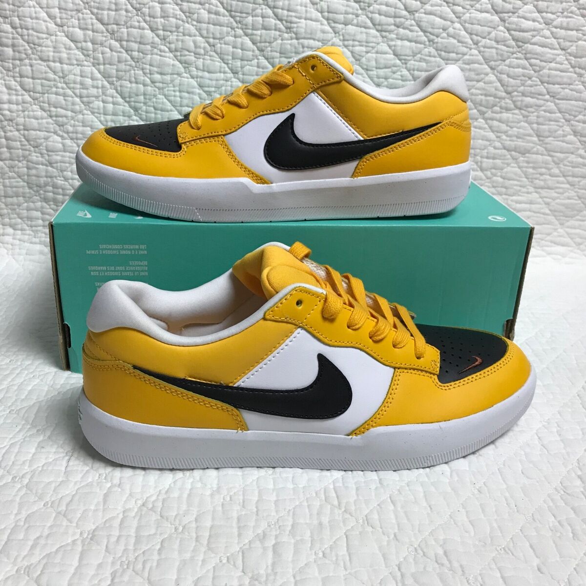 Nike SB Force 58 PRM L Shoes Men's SZ 9 University Gold Nike SB Force 58 PRM L Shoes Men's SZ 9 University Gold