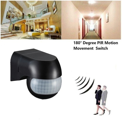 Outdoor PIR Motion Sensor IP44 180° Security Lighting Movement Detector Switch - Picture 2 of 12