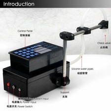 Automatic Liquid Filling Machine Mini Bottled Water Filler Digital Pump 1.5L/min