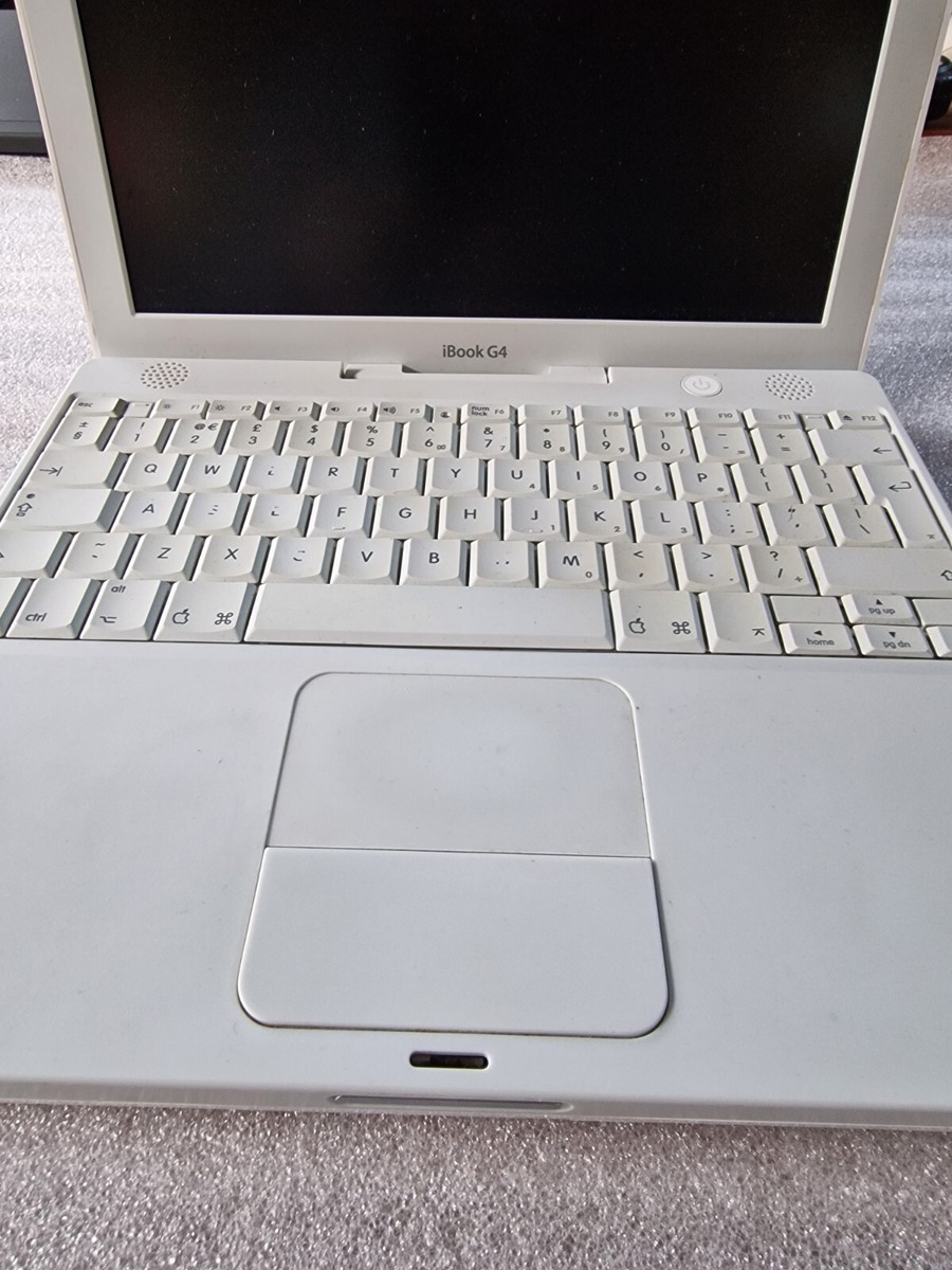 Apple Ibook G4 Model A1054 White Laptop 12' Untested For