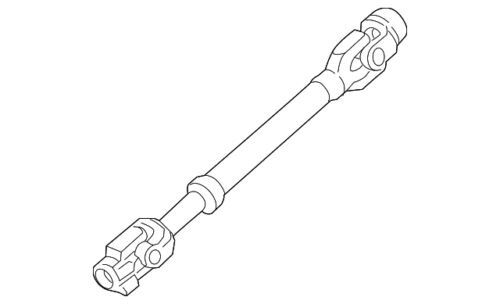 Eje de dirección inferior para Ford F-Series Super Duty 2017-2022 (P/N HC3Z-3B676-C)