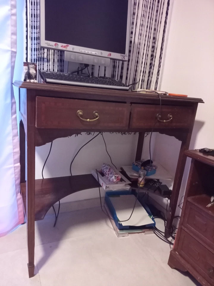 antik Jugendstil Historismus Kommode Wand Schreibtisch Schminktisch