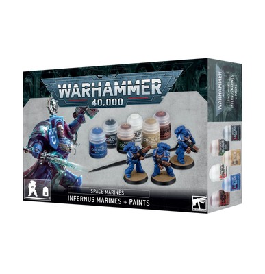 Infernus Trupp Farbset Games Workshop Warhammer 40k Space Marines Tabletop NEU