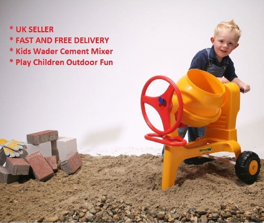 children's role play cement mixer