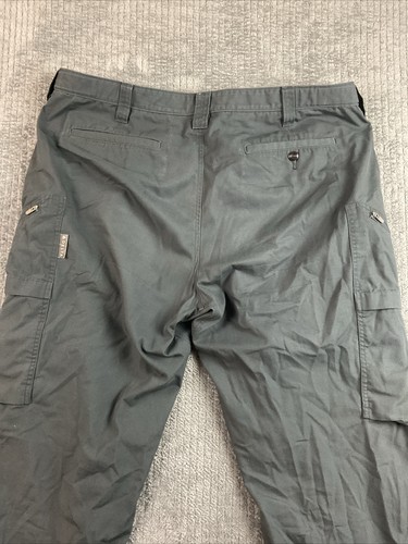 Delta Airlines Cargo Pants Men 42 Navy Blue Lands End Ripstop Employee Work - Picture 12 of 15