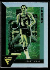 2020-21 Panini Flux Jerry West SILVER PRIZM PARALLEL SP Los Angeles Lakers #193