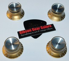 Gibson Les Paul Knobs Set Relic Top Hat Guitar Parts Gold R9 SG Custom ES R8 CP