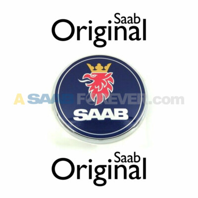 SAAB 9-3 9-5 9-7x 9-4x HOOD EMBLEM GRIFFIN NEW GENUINE OEM 12844161