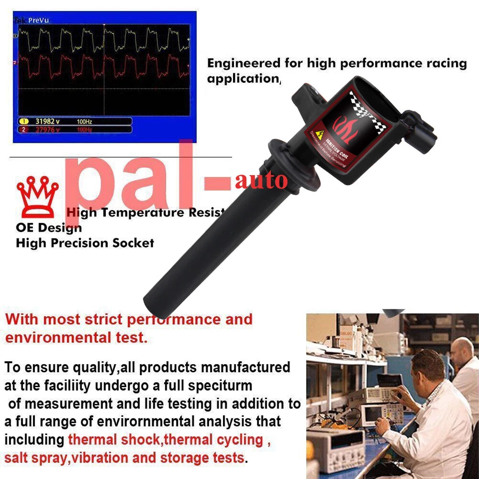 Bobinas de encendido 6 piezas para Ford Escape Mazda Mercury 3,0 L V6 DG500 FD502 2001-2007 Foto 2 de 4