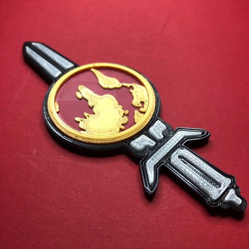Star Trek TOS Terran Empire Insignia Badge - 3D Printed - Picture 3 of 6