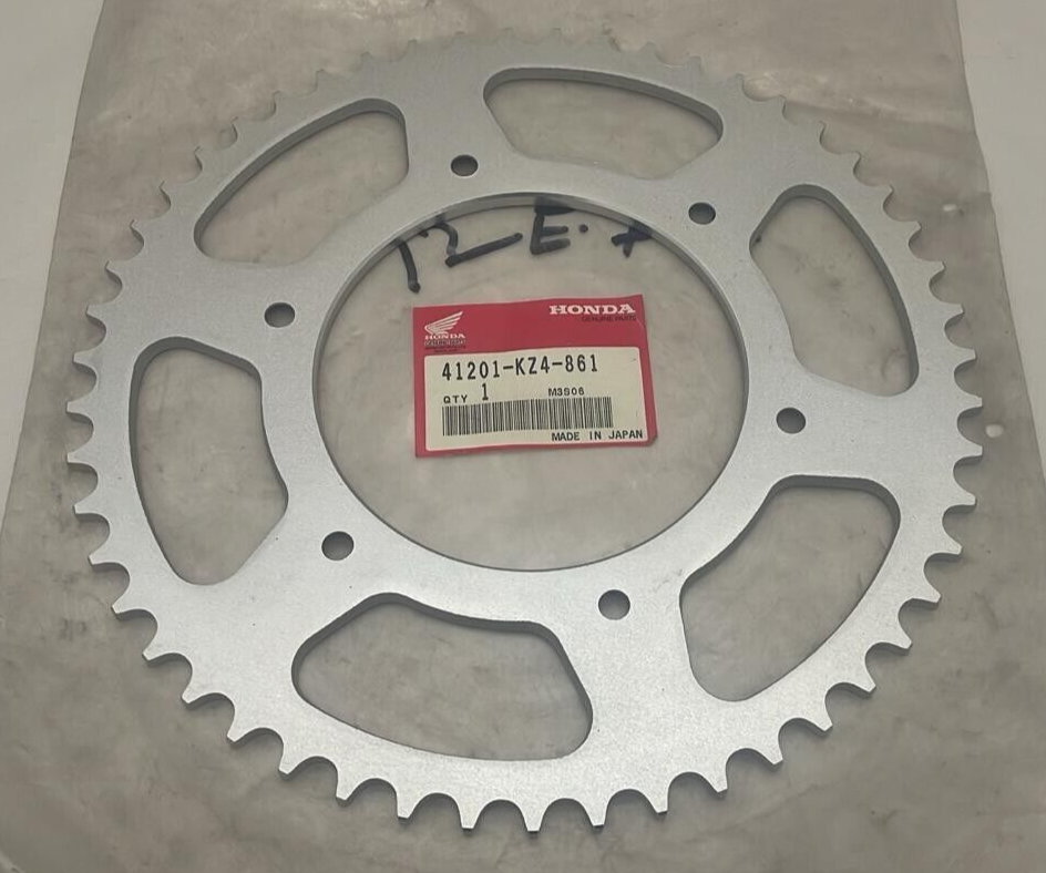 HONDA CR500R CR250R CR125R FINAL DRIVEN SPROCKET(51T) # 41201-KZ4
