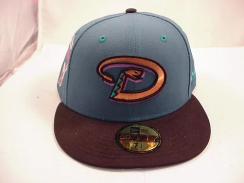 Diamondbacks Baseball Hat 59Fifty Teal 1998 Inaugural Season Ships Same Day