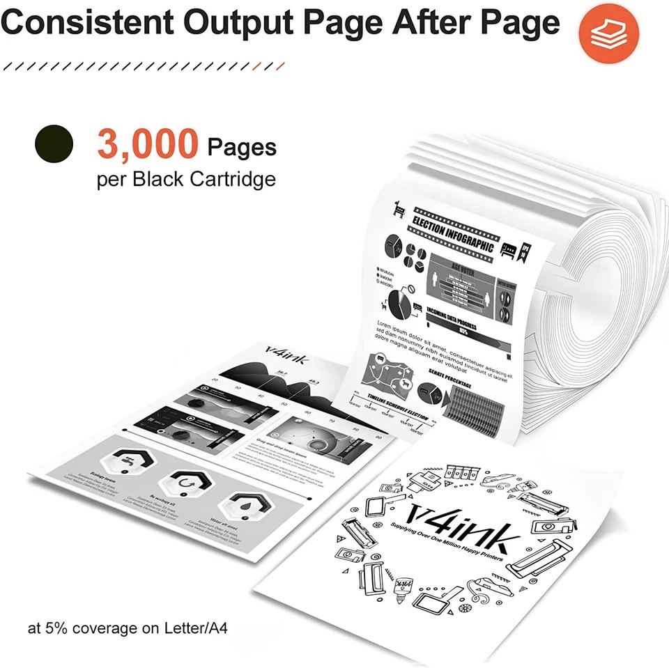 2PK TN660 Toner Cartridge for Brother TN 630 MFC-L2700DW MFC-L2740DW DCP-L2540DW - Image 4 of 4