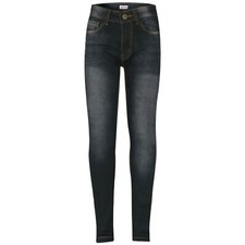Kids Boys Skinny Jeans Designer Denim Black Stretchy Pants Fit Trouser 5-14 Yrs
