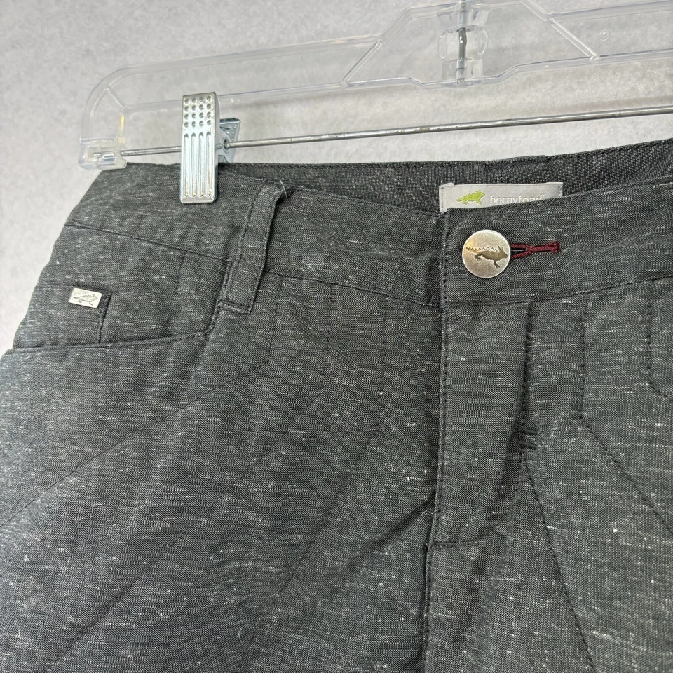 Falda acolchada gris Horny Toad para mujer mezcla de cáñamo de algodón orgánico, talla 2 informal Foto 3 de 4