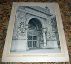 Columbian Expo East Entrance Horticultural Bldg. 1894 Antique Print 14 x 17