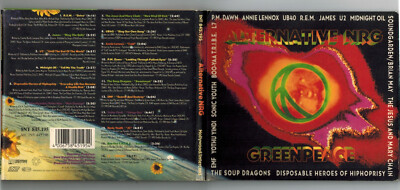 ALTERNATIVE NRG GREENPEACE - CD DIGIPACK 1994 - LIVE  R.E.M. U2 Soundgarden UB40