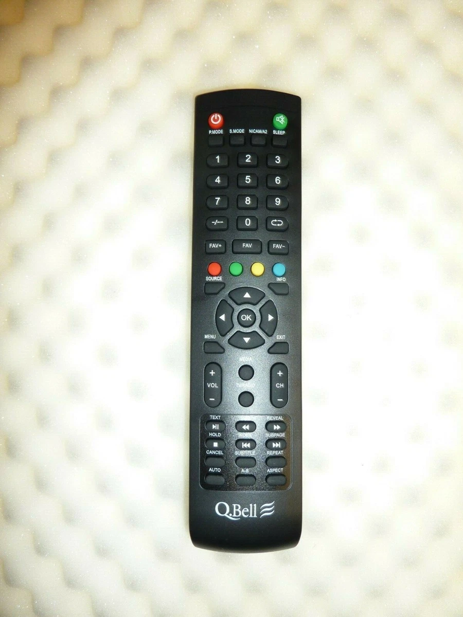 Spares4us Telecomando di ricambio per TV Q.BELL QXT.19DD