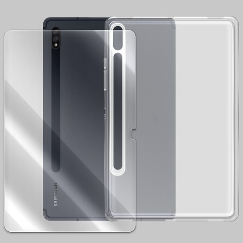 For Samsung Galaxy Tab S7+ 12.4" SM-T970 Durable Screen Protector With TPU Case - 第 1/1 張圖片
