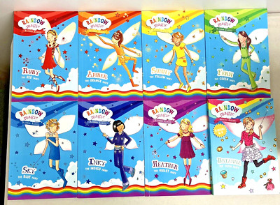 Rainbow Magic Rainbow Fairies 8 Book Collection Brand New! No box