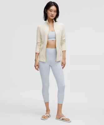LULULEMON DEFINE JACKET NULU~LIGHT IVORY/GOLD/GOLD~0-2-4-6-8-10-12