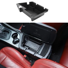 Center Console Armrest Storage Box Tray for 2015+ Dodge Challenger Accessories