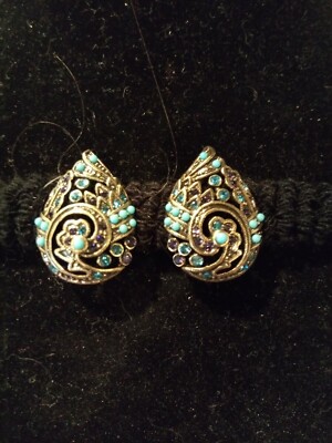 Vintage Jewelry Heidi Daus Earrings For Sale Vintage Signed HEIDI