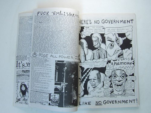 Crass: Rival Tribal Rebel Revel 7" Hard Vinyl Promo + Toxic Grafity Fanzine - Picture 3 of 9