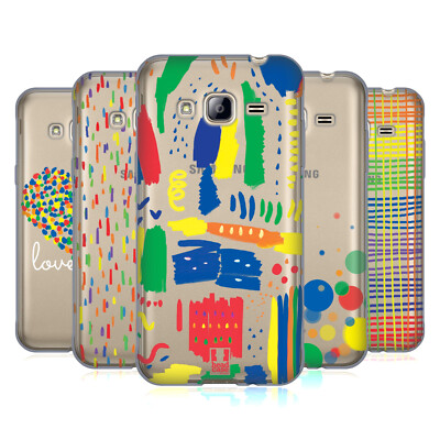 HEAD CASE DESIGNS REGENBOGEN WAHNSINN SOFT GEL HANDYHÜLLE FÜR SAMSUNG HANDYS 3