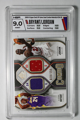 2009-10 SP Game Used Combo Materials Michael Jordan Kobe