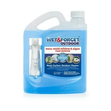 Outdoor No Scrubbing Cleaner Easy Removal Mold Mildew Algae Stains 64 Oz Spray