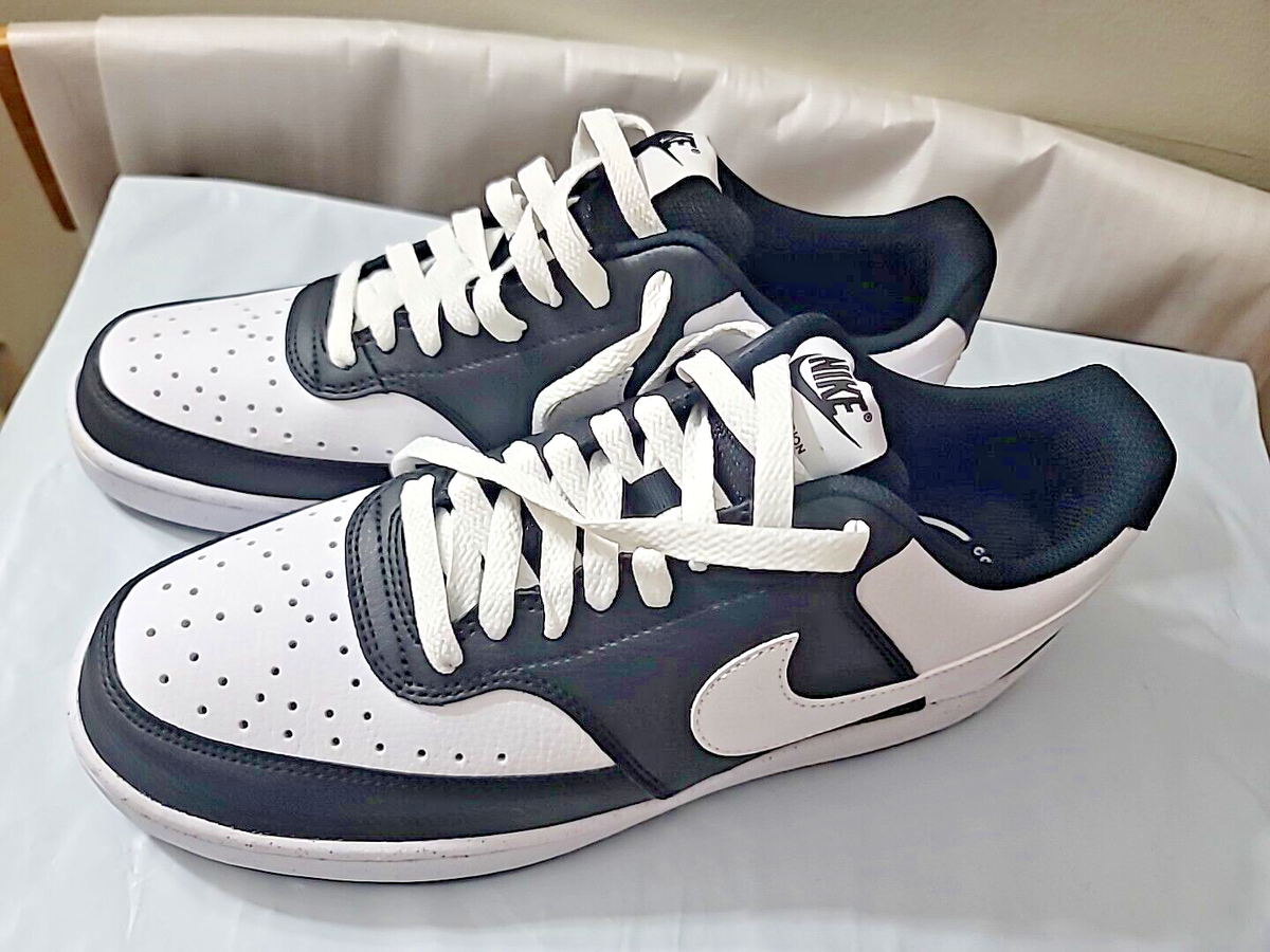 Men's Nike Court Vision Size 9 Style #HM9862-001 Black/ White NEW