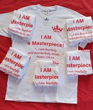 CHRISTIAN T-SHIRT HOLY BIBLE SCRIPTURE SPIRITUAL MASTERPIECE SIZE LARGE UNISEX