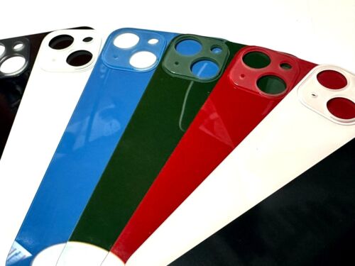 New Back Rear Cover Glass Replacement For iPhone 13, BIG HOLE, 6 Colours - Picture 2 of 14