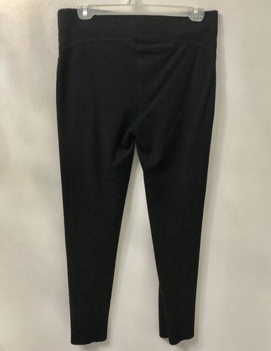 Women’s Leggings size medium Ankle Trousers Black Raw Hem Retrology - Picture 3 of 11