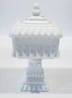 Vintage Westmoreland Milk Glass Wedding Box with Lid 10"