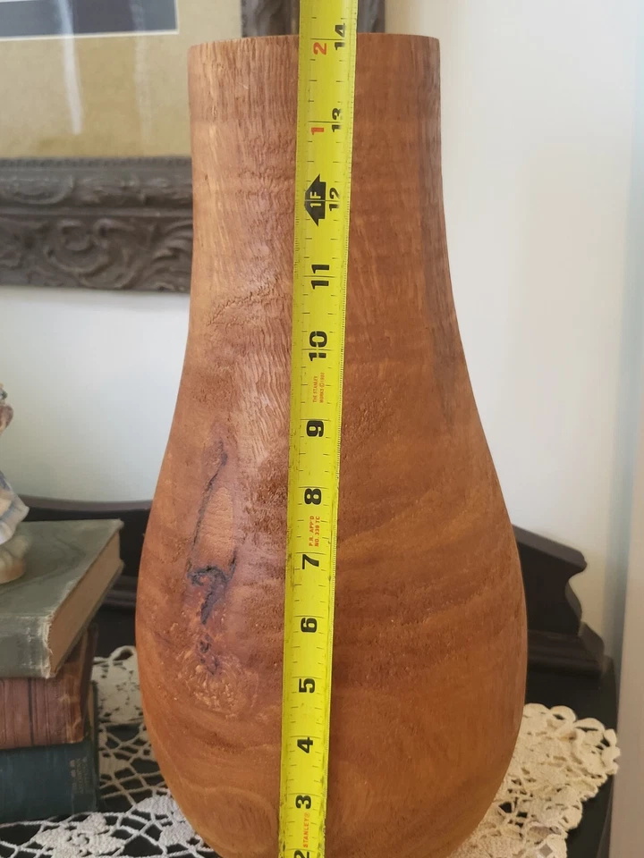 Jarrón grande de mango terroso natural impresionante jarrón. Boho. Foto 3 de 4