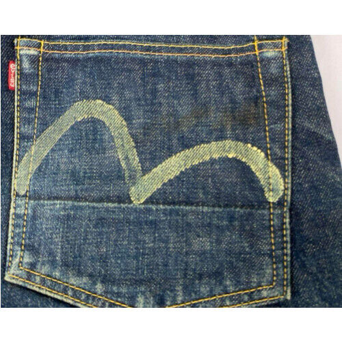 Evisu LOT. 2000 No.2 small letter tab denim pants size 28 Evisu LOT. 2000 No.2 small letter tab denim pants size 28