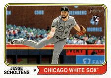 5 CARD LOT - 2023 Topps Heritage High Number - Jesse Scholtens #625 (RC)