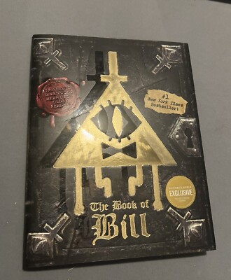 The Book of Bill  Misprint  Misaligned Cover Alex Hirsch Gravity Falls B&N Gold