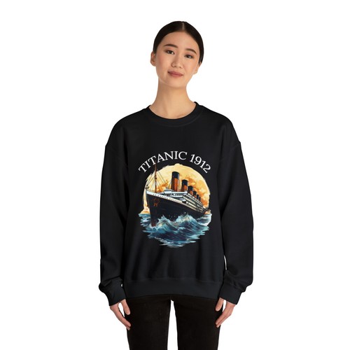 Titanic Sweatshirt - Heavy Blend Crewneck - Ethical US Cotton - Picture 9 of 30