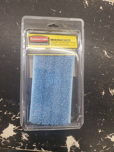 Rubbermaid Blue Microfiber Damp Mopping Pad NEW! Sealed - Picture 2 of 3