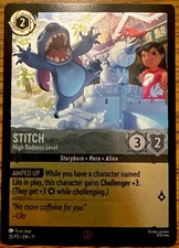 Disney Lorcana Stitch High Badness Level 35/P3 Foil Promo