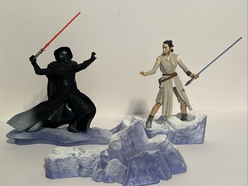 Hasbro Star Wars The Black Series Rey & Kylo Ren Starkiller Figures w/ Bases - Picture 1 of 5