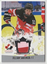 2015-16 UPPER DECK TEAM CANADA WOMEN JERSEY 2 COLORS JILLIAN SAULNIER #149