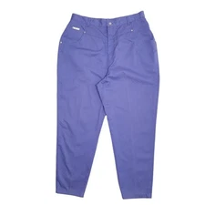 GITANO Chino Trousers Cotton Blend Purple Womens  16
