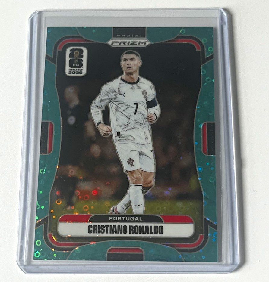 Panini 2026 Prizm FIFA World Cup Cristiano Ronaldo Portugal Teal Disco /149