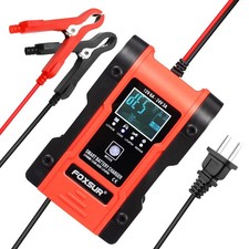 12V 6A 24V 3A Smart Battery Charger, Maintainer, LiFePO4, Lead-Acid, Lithium