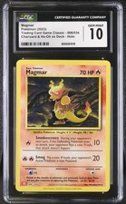 CGC 10 GEM MINT Pokemon Magmar 006/034 Trading Card Game Classic CLC Holo psa
