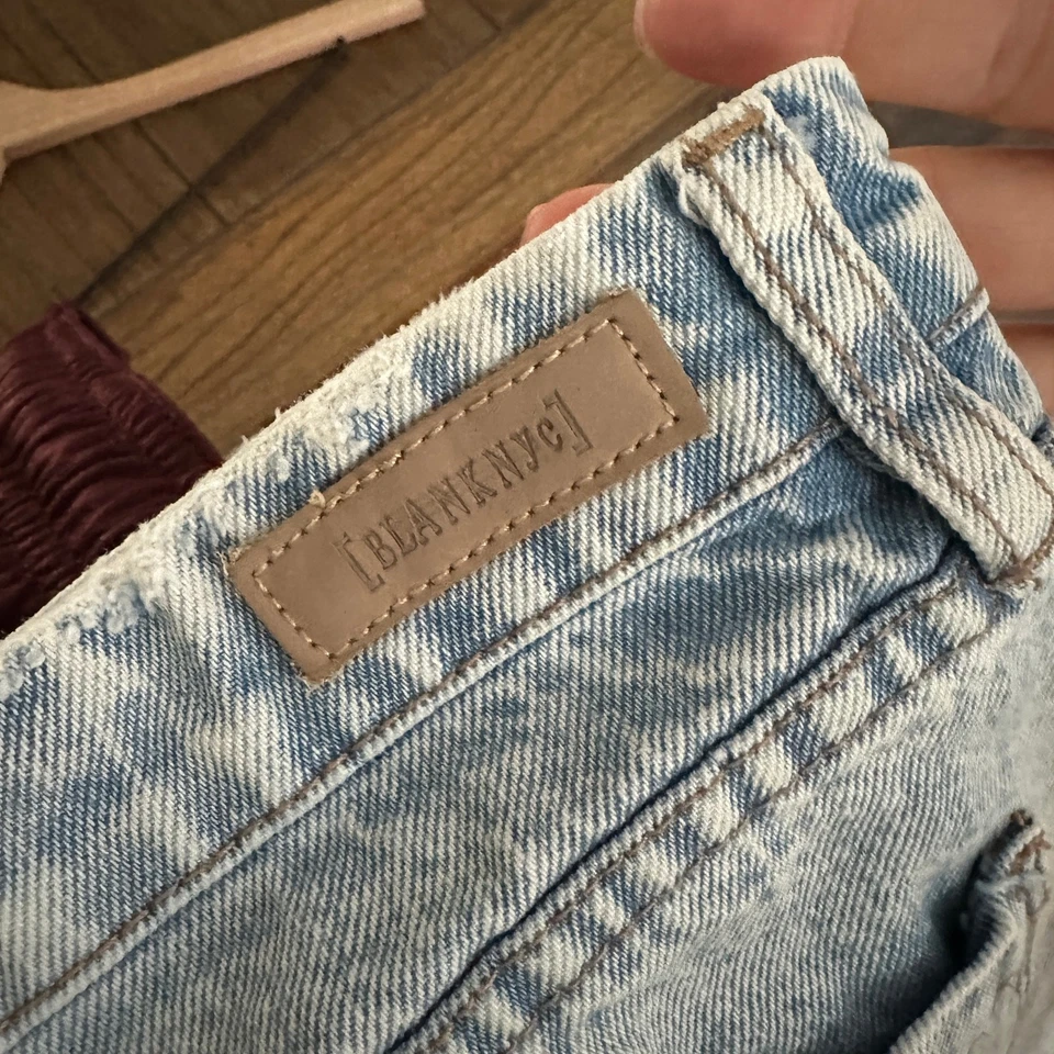 Jeans curto corte cintura ultra alta NYC Reeve em branco - 31 - Imagem 4 de 4